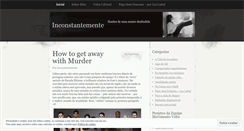 Desktop Screenshot of inconstantemente.wordpress.com