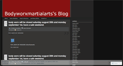 Desktop Screenshot of bodyworxmartialarts.wordpress.com