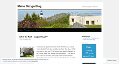 Desktop Screenshot of mainedezign.wordpress.com