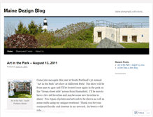 Tablet Screenshot of mainedezign.wordpress.com