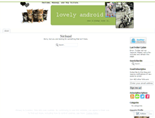 Tablet Screenshot of lovelyandroid.wordpress.com