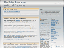 Tablet Screenshot of boilerinsuranceandlocaltradesmen.wordpress.com