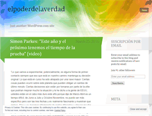 Tablet Screenshot of elpoderdelaverdad.wordpress.com