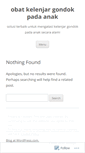 Mobile Screenshot of obatkelenjargondokpadaanak.wordpress.com