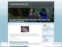 Tablet Screenshot of feministmediastudies.wordpress.com