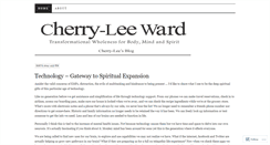 Desktop Screenshot of cherryleeward.wordpress.com