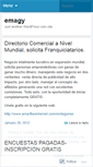 Mobile Screenshot of emagy.wordpress.com