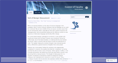 Desktop Screenshot of essenceofequality.wordpress.com