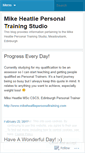 Mobile Screenshot of mikeheatliepersonaltraining.wordpress.com