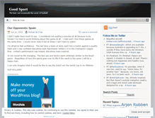 Tablet Screenshot of goodsportblog.wordpress.com
