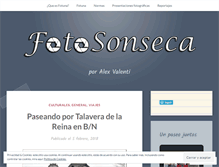 Tablet Screenshot of fotosonseca.wordpress.com