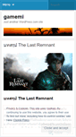 Mobile Screenshot of gamemi.wordpress.com
