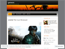 Tablet Screenshot of gamemi.wordpress.com