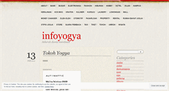 Desktop Screenshot of infoyogya.wordpress.com