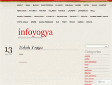 Tablet Screenshot of infoyogya.wordpress.com