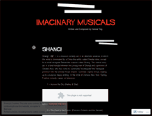 Tablet Screenshot of imaginarymusicals.wordpress.com