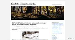 Desktop Screenshot of comitesodemasahuesca.wordpress.com