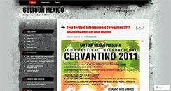 Desktop Screenshot of cultourmexico.wordpress.com