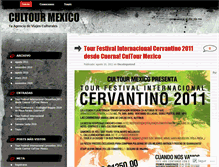 Tablet Screenshot of cultourmexico.wordpress.com