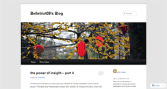 Desktop Screenshot of belletrist09.wordpress.com