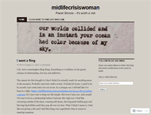 Tablet Screenshot of midlifecrisiswoman.wordpress.com