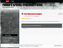 Tablet Screenshot of pavansource.wordpress.com