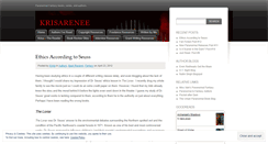 Desktop Screenshot of krisarenee.wordpress.com