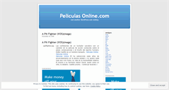 Desktop Screenshot of peliculasonlinecom.wordpress.com