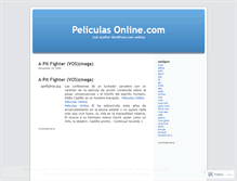 Tablet Screenshot of peliculasonlinecom.wordpress.com