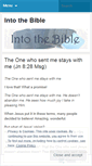 Mobile Screenshot of intothebible.wordpress.com