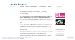 Desktop Screenshot of docenotas.wordpress.com