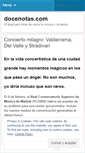 Mobile Screenshot of docenotas.wordpress.com