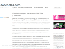 Tablet Screenshot of docenotas.wordpress.com