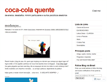 Tablet Screenshot of cocacolaquente.wordpress.com