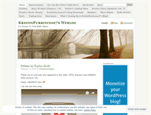 Tablet Screenshot of kristinprincess7.wordpress.com