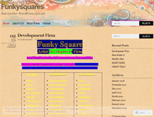 Tablet Screenshot of funkysquares.wordpress.com