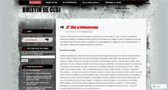 Desktop Screenshot of buletindecluj.wordpress.com