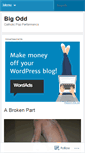 Mobile Screenshot of bigodd.wordpress.com