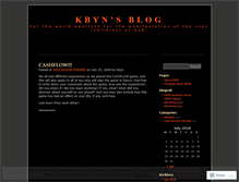 Tablet Screenshot of kbyn.wordpress.com