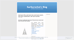 Desktop Screenshot of karibyronhot.wordpress.com