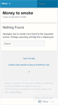 Mobile Screenshot of moneytosmoke.wordpress.com
