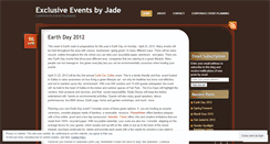 Desktop Screenshot of exclusiveeventsbyjade.wordpress.com