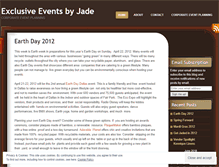 Tablet Screenshot of exclusiveeventsbyjade.wordpress.com