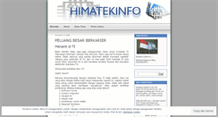 Desktop Screenshot of himatekinfo.wordpress.com
