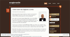 Desktop Screenshot of ecogiovanile.wordpress.com