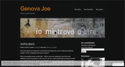 Desktop Screenshot of genovajoe.wordpress.com