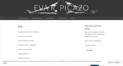 Desktop Screenshot of evarpicazo.wordpress.com