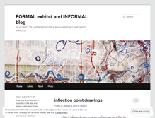 Tablet Screenshot of formalandinformal.wordpress.com
