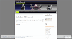 Desktop Screenshot of justincontrol.wordpress.com