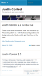 Mobile Screenshot of justincontrol.wordpress.com